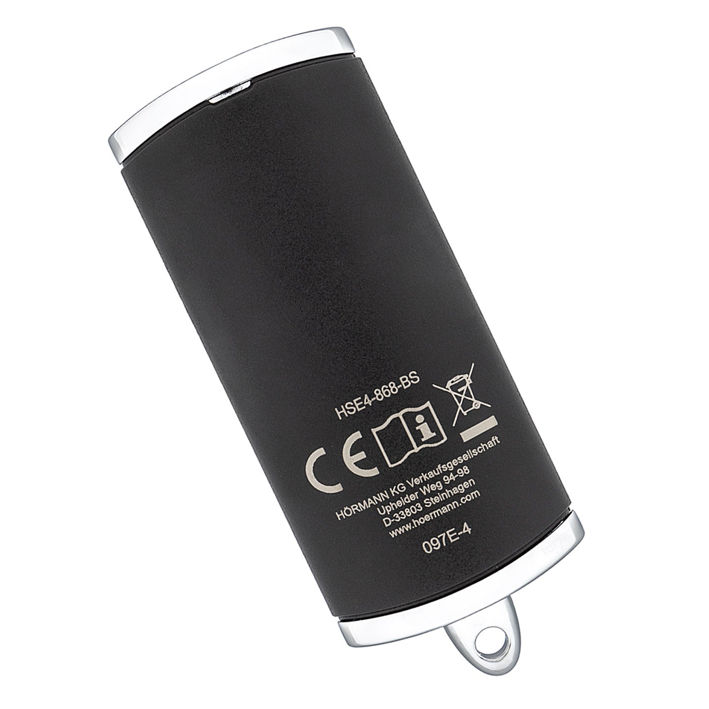 Émetteur manuel Hörmann HSE 4, BiSecur, noir structuré